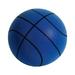 1PC Mute Ball Baby Outdoor Toy Solid Sponge Soft Elastic Ball Children Indoor Sports Noise Reduction Ball Development Games Line Blue 18cm