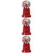 3 Pieces Mini Candy Machine Decor Mini House Accessory Tiny Furniture Grabbing Catcher Machine Miniature Candy Shop Prop