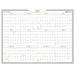 AT-A-GLANCE 2025 WallMates Self-Adhesive Dry-Erase Yearly Calendar Large 24 x 18