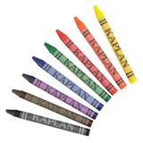 Kaplan Early Learning Large Crayons 8 Count - Set of 24