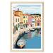 French Riviera Art Print Port Grimaud France Wall Art France Travel Poster Home Decor Travel Gift Travel Poster Provence Housewarming (UNFRAMED) 12â€³ x 18â€³