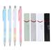 4 Sets Mechanical Pencil Stationery Supplies Plastic Propelling Drawing Supply Student Use