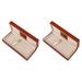 2 Pack Pen Case Gift Boxes Pens Pu Leather Pen Gift Case Supply Multi-function Pen Gift Case Delicate Pen Gift Case