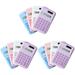 12 Pcs Office Decor School Supplie Calculator for School Portable Electronic Calculator Office Calculator Basic Calculator 4pcs Mini Calculator Vitality Abs Student Office