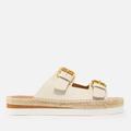 See By Chloé Women's Glyn Leather Double-Strap Espadrille Sandals - 7