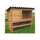 Littleacre - Rabbit Penthouse - Pet hutch for guinea pigs or rabbits - L60 x W122 x H117 cm