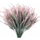 Artificial Lavender Flowers Fake Plants with Faux Plastic Wedding Bouquet for Centerpieces Home Kitchen Garden Farmhouse Decor 10 Pcs Rose - Langray