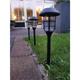 Solar Powered Garden Stake Lights Set of 4 Dusk to Dawn Sensor Lamp