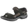 Trekkingsandale ECCO "OFFROAD", Damen, Gr. 43, schwarz (schwarz, grau), Nubukleder, Textil, sportlich, Schuhe, Outdoorschuh, Sommerschuh, Freizeitsandale, in sportlicher Optik