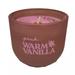 Pink Victoria's Secret Other | In Box New Victorias Secret Pink Warm & Cozy Scented Candle 6.5 Oz | Color: Brown/Pink | Size: Os