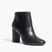 Madewell Shoes | Madewell Boots Womens Size 5 Sutton Leather Heel Ankle Minimal Contemporary | Color: Black | Size: 5