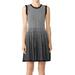 Kate Spade Dresses | Kate Spade New York Striped Textured Sweater Dress Size Xsmall | Color: Black/White | Size: Xs