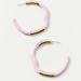 Urban Outfitters Jewelry | 2for20 New Urban Outfitters Pink Gold Plated Statement Big Hoop Earrings Hoops | Color: Gold/Pink | Size: Os