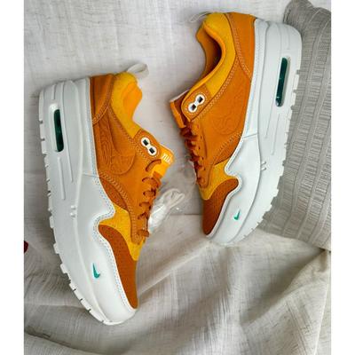 Nike Shoes | D57- Size 6.5 Womens Nike Air Max 1 Serena Williams Design Monarch Fq4298 800 | Color: Orange/White | Size: 6.5