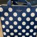 Kate Spade Other | Kate Spade Navy Blue W/ White Polka Dot Insulated Lunch Bag- So Cute! | Color: Blue/White | Size: Os