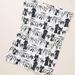 Anthropologie Kitchen | Animal Person Dog Puppy Cute Hipster Farm Hippie Artsy Chic Art Dish Towel | Color: Black/White | Size: Os