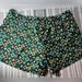Athleta Swim | Athleta Auroville Geometric Swimwear Shorts Women's Size S Green Brown Beach | Color: Green | Size: S