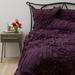 Anthropologie Bedding | Anthropologie Georgina Flower Applique Duvet Set - Plum | Color: Purple | Size: Queen