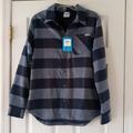 Columbia Shirts | Columbia Navy Cornell Woods Fleece Lined Flannel Shirt Nwt | Color: Blue | Size: S