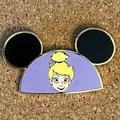 Disney Jewelry | J82 Disney Pin Character Ear Hat Tinker Bell Purple Souvenir Mickey Mouse Head | Color: Purple | Size: Os