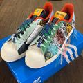 Adidas Shoes | Adidas Superearth Sean Wotherspoon Superstar Mens Shoes Sneakers 9.5 Nwt | Color: Black/Orange | Size: 9.5