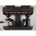 THE SCULPTED DOCK 2.0 - Timemore Sculptor 078/078s Serie - Siebträgerhalter & Drehscheibe - Jetzt auch kompatibel mit Siebträgern und Dosierbecher