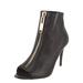 Burberry Shoes | Burberry Peep Toe High Heel Ankle Bootie Size 9 | Color: Black | Size: 9