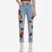 Disney Jeans | Disney Her Universe Hot Topic Disney Beauty And The Beast Mom Jeans | Color: Blue | Size: 11j