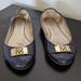 Coach Shoes | Coach "London" Ballet Flats - Blue And Gold - Size 6.5 | Color: Blue/Gold | Size: 6.5