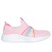 Skechers Girl's Ultra Flex 3.0 - Rainbow Speed Sneaker | Size 12.0 | Pink | Textile/Synthetic | Machine Washable