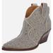 Jessica Simpson Shoes | Jessica Simpson Women's Zadie Pull-On Western Booties Champagne Size 6.5m Nwb | Color: Gray/Silver | Size: 6.5m