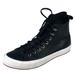 Converse Shoes | Converse All Star Chuck Taylor Waterproof Leather Hi Top Boot Shoes Womens 11 | Color: Black/White | Size: 11