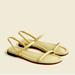 J. Crew Shoes | J.Crew Menorca Padded Slingback Leather Sandals | Color: Green/Tan | Size: 9.5