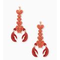 Kate Spade Jewelry | Kate Spade | Love Lobster Statement Earrings | Color: Gold/Red | Size: Os