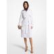 Michael Kors Draped Woven Trench Coat White XS