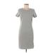 Old Navy Casual Dress - Sheath: Gray Solid Dresses - Women's Size Medium