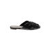 Journee Collection Sandals: Black Solid Shoes - Women's Size 8 1/2 - Open Toe