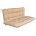 WINSOON 48x40x5 Inch Porch Swing Cushion, Outdoor Swing Bench Cushion with Backrest, Waterproof Bench Cushion