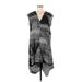 RACHEL Rachel Roy Casual Dress - Popover: Gray Chevron/Herringbone Dresses - Women's Size Medium