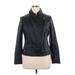 INC International Concepts Faux Leather Jacket: Short Black Print Jackets & Outerwear - Women's Size X-Large