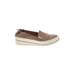 Ron White Flats: Slip On Platform Boho Chic Tan Solid Shoes - Women's Size 39 - Almond Toe