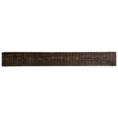 Solid Beam Wood Mantel Shelf