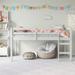 Milton Junior Twin Loft Bed, White