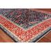 Vegetable Dye Blue Ziegler Oriental Area Rug Handmade Wool Carpet - 9'2"x 12'0"