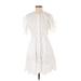 La Vie Rebecca Taylor Casual Dress: White Dresses - Women's Size X-Small