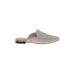 Sam Edelman Mule/Clog: Ivory Solid Shoes - Women's Size 7 1/2 - Almond Toe