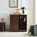 Buffet Sideboard with Wine Rack and Adjustable Shelves