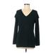 Calvin Klein Pullover Sweater: Green Tops - Women's Size Medium