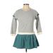 Matilda Jane Casual Dress - Sweater Dress: Gray Dresses - Women's Size 10
