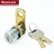 High Security Cam Lock for Cabinet ATM Cash Box Safe Box Equipment Brass Key DIY Furniture Hardware